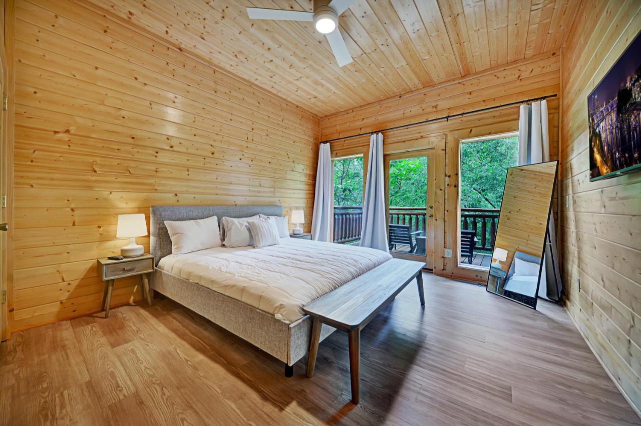 セバービル Gorgeous Large Mountain View Cabin W Hot Tub, Free Wifi, Gamesヴィラ エクステリア 写真
